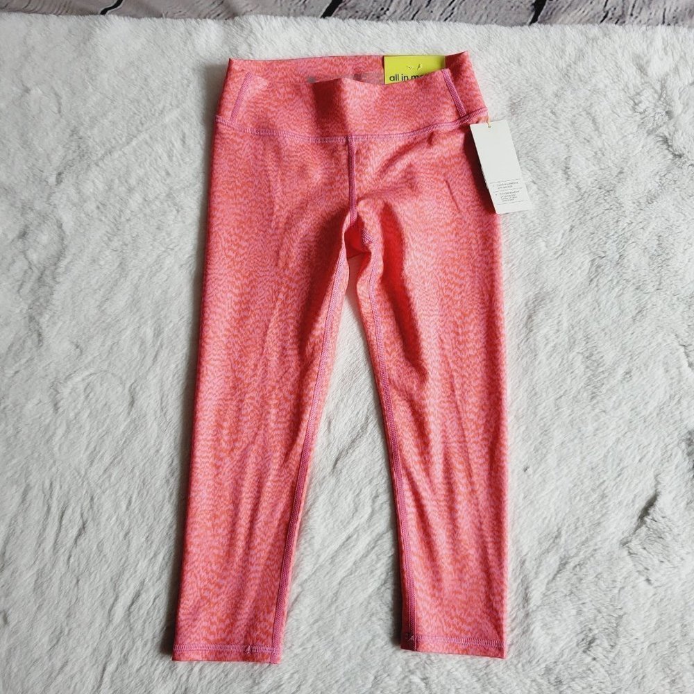 All In Motion, Girls' Core Cropped Leggings, 3KIDD-N - Picture 2 of 6